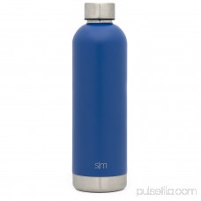 Simple Modern 17oz Bolt Water Bottle - Stainless Steel Hydro Swell Flask - Double Wall Vacuum Insulated Reusable Blue Small Kids Metal Coffee Tumbler Leak Proof Thermos - Ocean Quartz 569664192